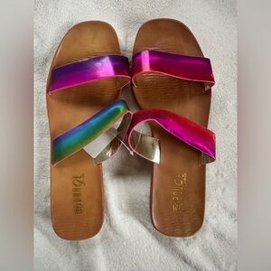 Rainbow Ombre Sandals